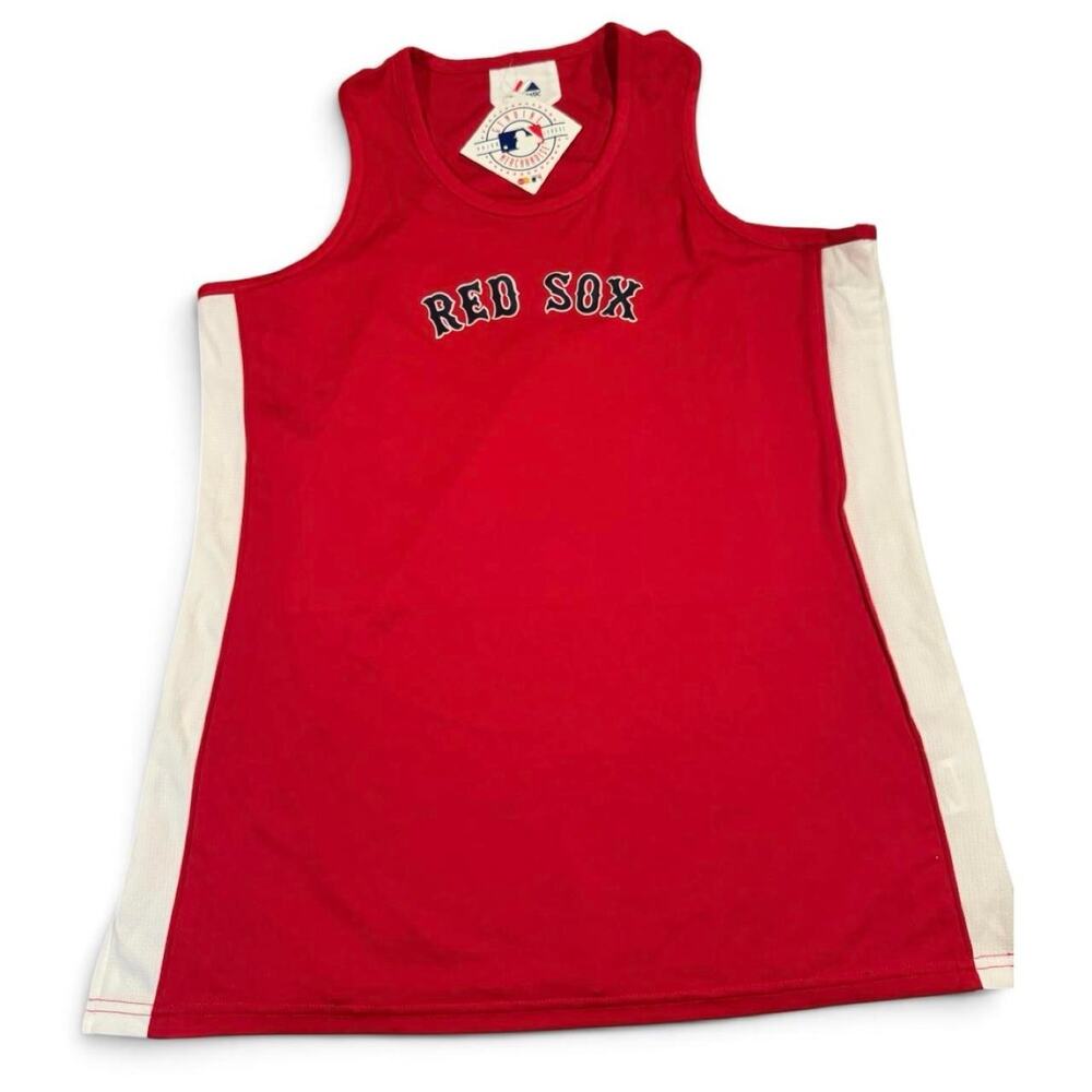 NWT Majestic Boston Red Sox Sleeveless Athletic Top Women’s Large